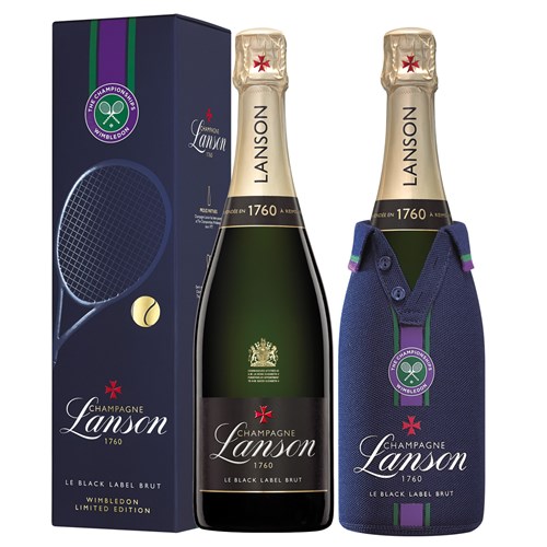 Wimbledon Doubles Set of Lanson le Black Label Champagne 75cl - Top-Rated
